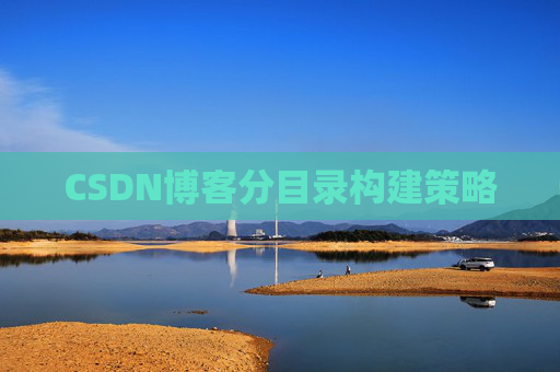 CSDN博客分目录构建策略